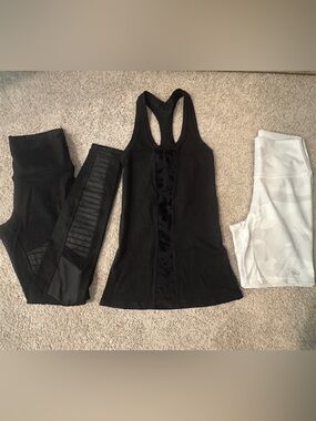ALO pants/Lululemon tank